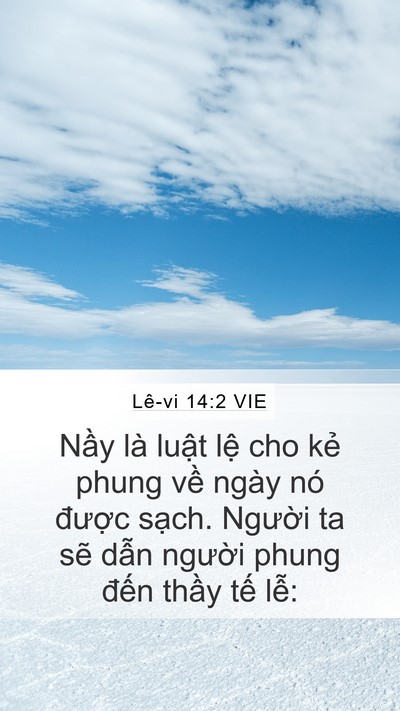 Lê-vi 14:2 VIE Bible Verse Image