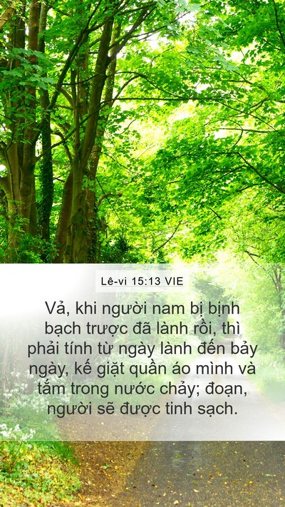 Lê-vi 15:13 VIE Bible Verse Image