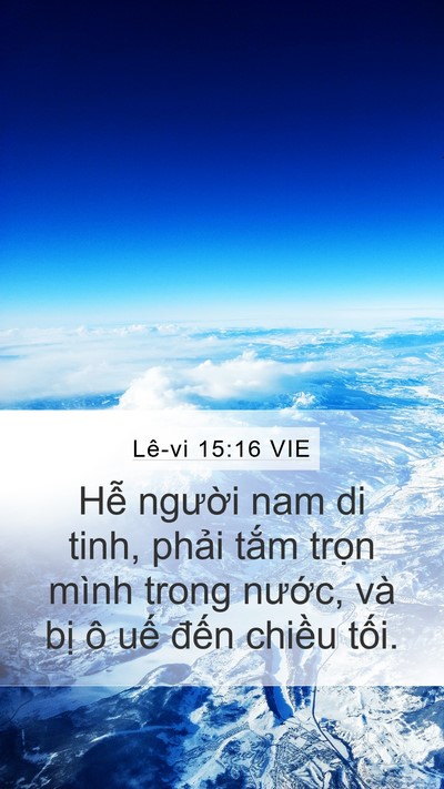 Lê-vi 15:16 VIE Bible Verse Image