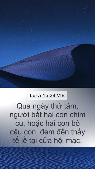 Lê-vi 15:29 VIE Bible Verse Image
