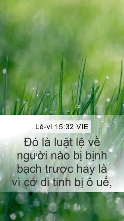 Lê-vi 15:32 VIE Bible Verse Image