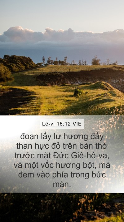Lê-vi 16:12 VIE Bible Verse Image