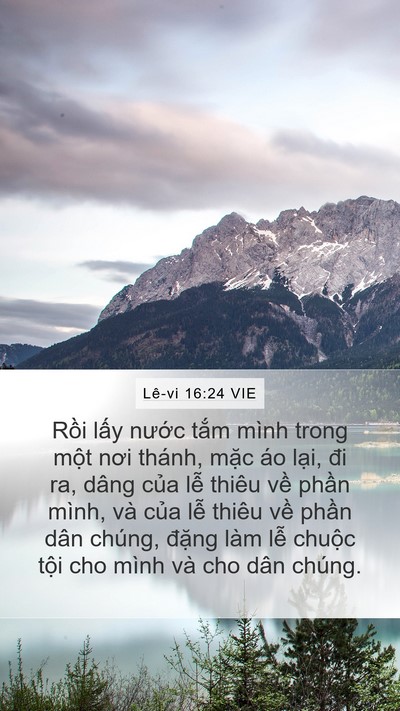Lê-vi 16:24 VIE Bible Verse Image