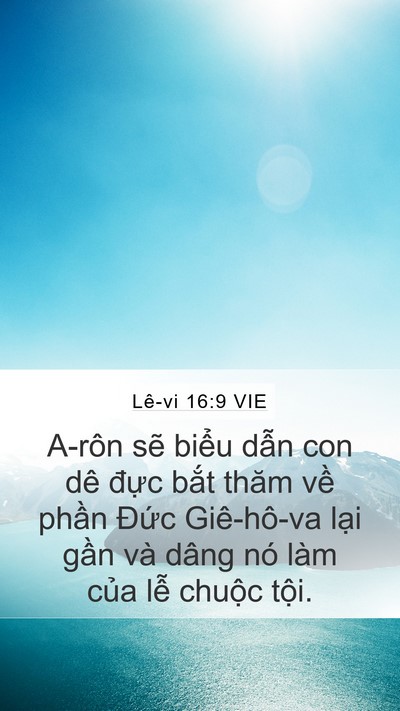 Lê-vi 16:9 VIE Bible Verse Image