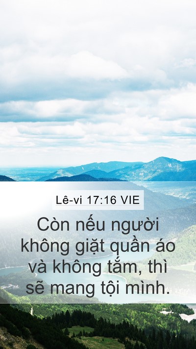 Lê-vi 17:16 VIE Bible Verse Image