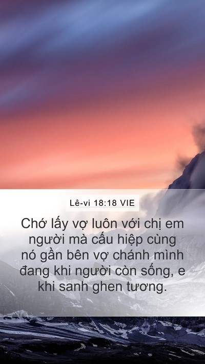 Lê-vi 18:18 VIE Bible Verse Image
