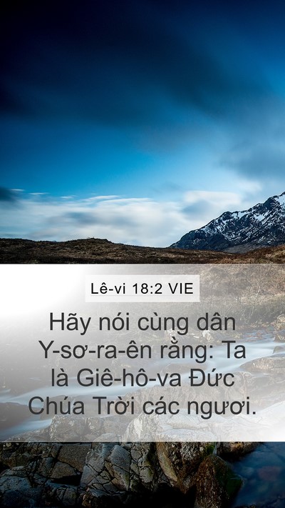 Lê-vi 18:2 VIE Bible Verse Image