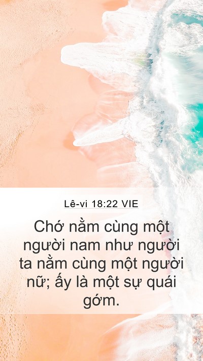 Lê-vi 18:22 VIE Bible Verse Image