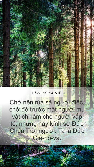 Lê-vi 19:14 VIE Bible Verse Image