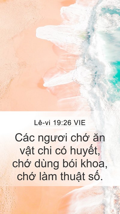 Lê-vi 19:26 VIE Bible Verse Image