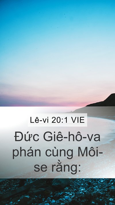Lê-vi 20:1 VIE Bible Verse Image