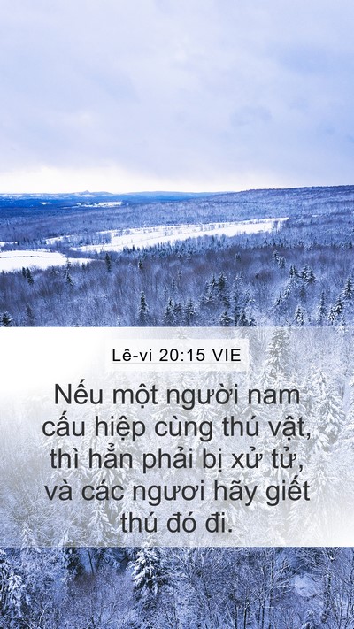 Lê-vi 20:15 VIE Bible Verse Image