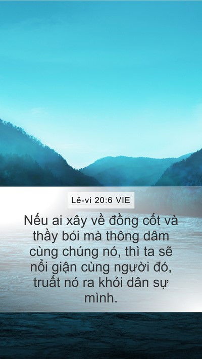 Lê-vi 20:6 VIE Bible Verse Image