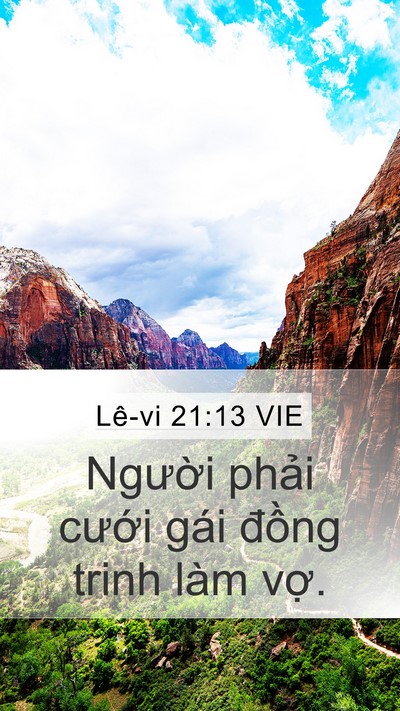 Lê-vi 21:13 VIE Bible Verse Image