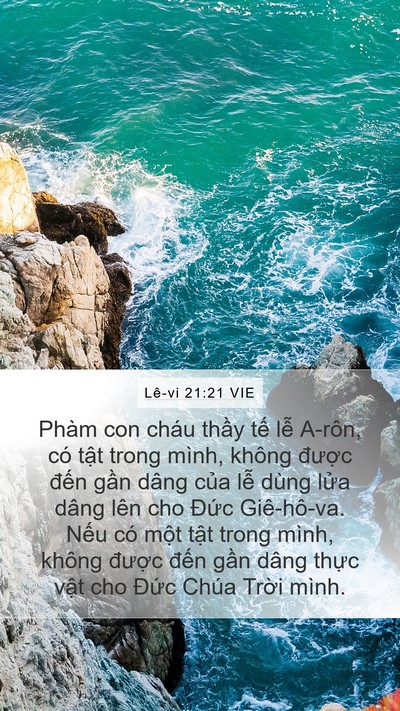 Lê-vi 21:21 VIE Bible Verse Image