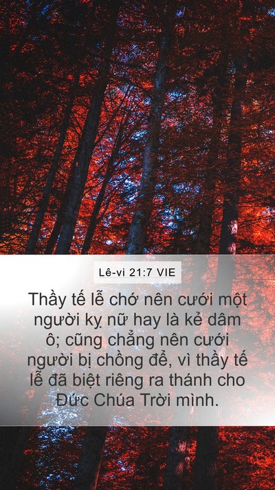 Lê-vi 21:7 VIE Bible Verse Image