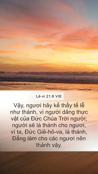 Lê-vi 21:8 VIE Bible Verse Image