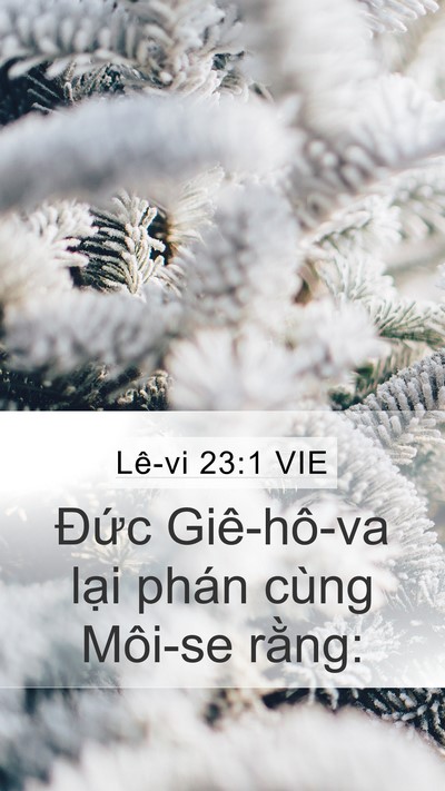 Lê-vi 23:1 VIE Bible Verse Image