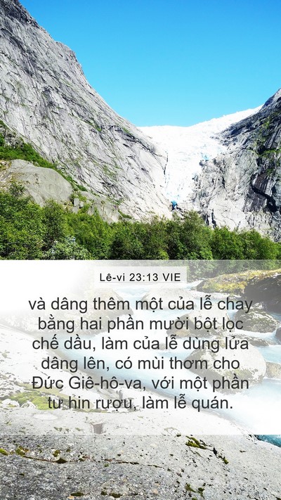 Lê-vi 23:13 VIE Bible Verse Image