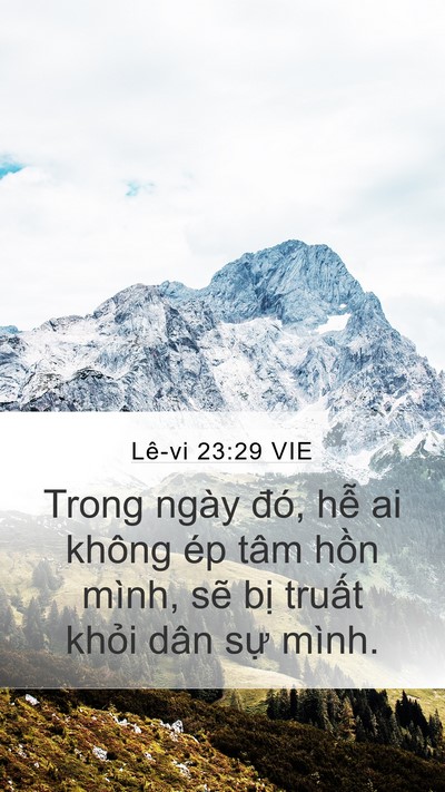 Lê-vi 23:29 VIE Bible Verse Image