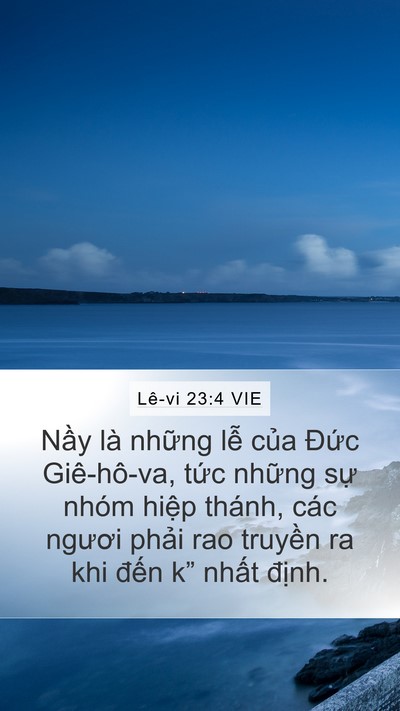 Lê-vi 23:4 VIE Bible Verse Image