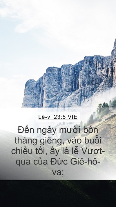 Lê-vi 23:5 VIE Bible Verse Image