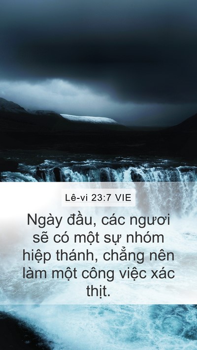 Lê-vi 23:7 VIE Bible Verse Image