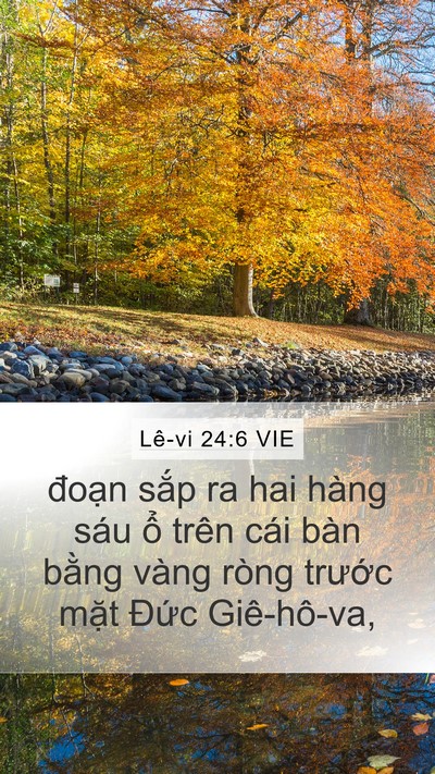Lê-vi 24:6 VIE Bible Verse Image
