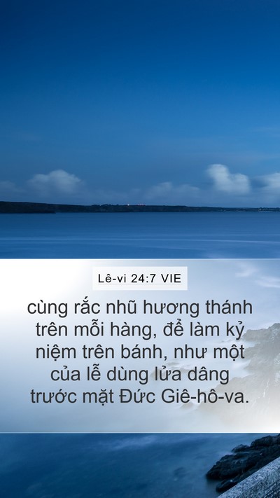 Lê-vi 24:7 VIE Bible Verse Image