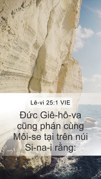 Lê-vi 25:1 VIE Bible Verse Image