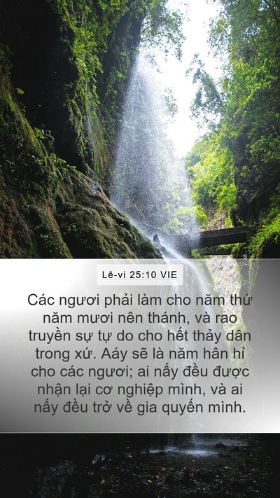 Lê-vi 25:10 VIE Bible Verse Image
