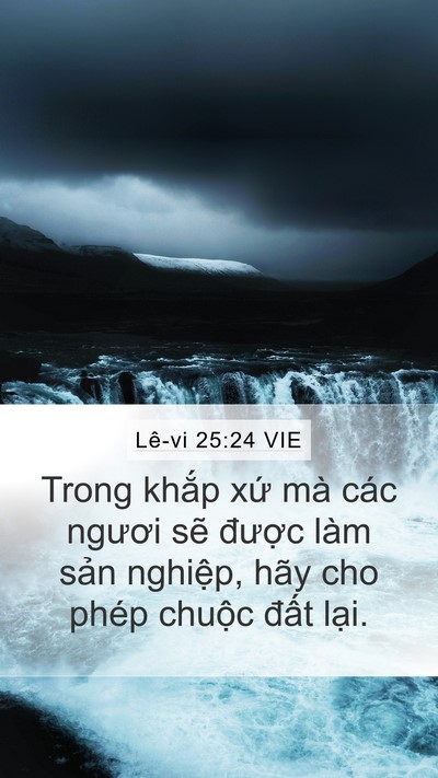 Lê-vi 25:24 VIE Bible Verse Image