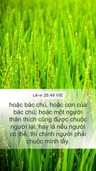 Lê-vi 25:49 VIE Bible Verse Image