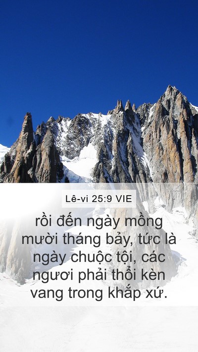 Lê-vi 25:9 VIE Bible Verse Image