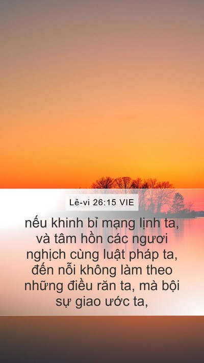 Lê-vi 26:15 VIE Bible Verse Image