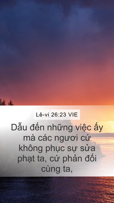 Lê-vi 26:23 VIE Bible Verse Image