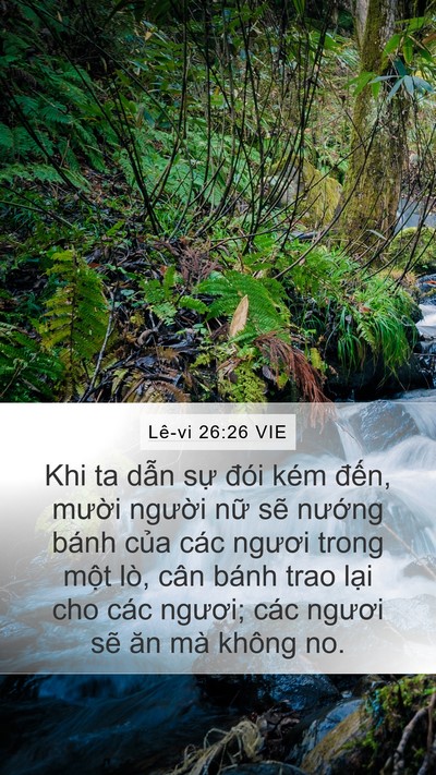 Lê-vi 26:26 VIE Bible Verse Image