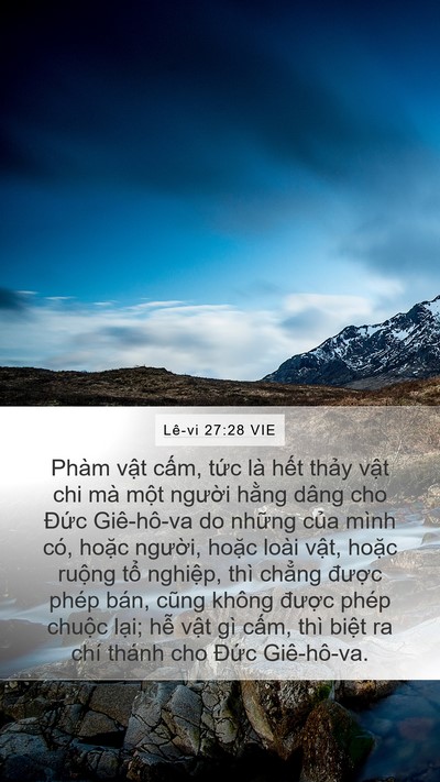 Lê-vi 27:28 VIE Bible Verse Image