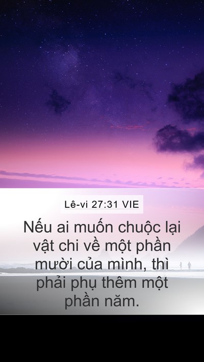 Lê-vi 27:31 VIE Bible Verse Image
