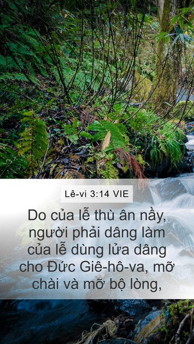 Lê-vi 3:14 VIE Bible Verse Image