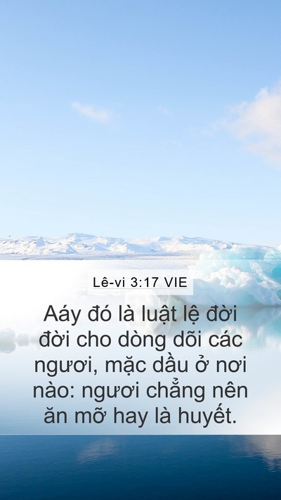 Lê-vi 3:17 VIE Bible Verse Image