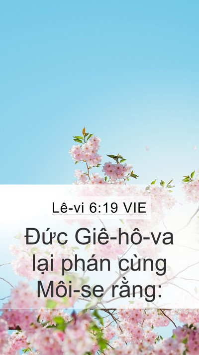 Lê-vi 6:19 VIE Bible Verse Image