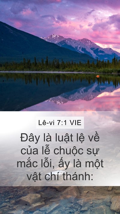 Lê-vi 7:1 VIE Bible Verse Image
