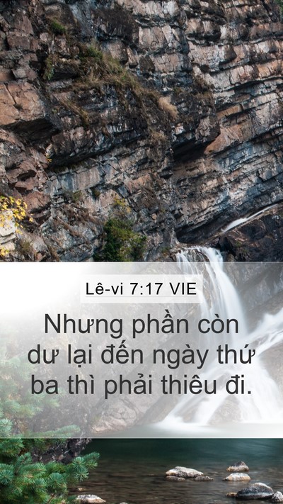 Lê-vi 7:17 VIE Bible Verse Image