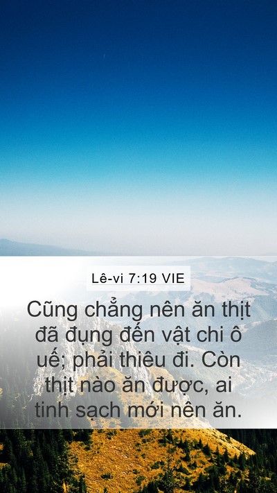 Lê-vi 7:19 VIE Bible Verse Image