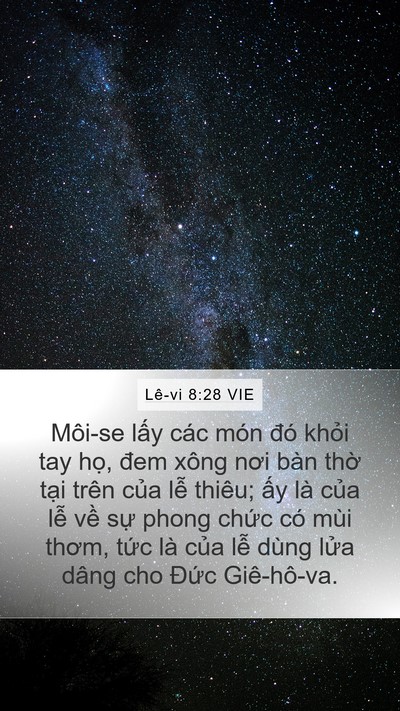 Lê-vi 8:28 VIE Bible Verse Image