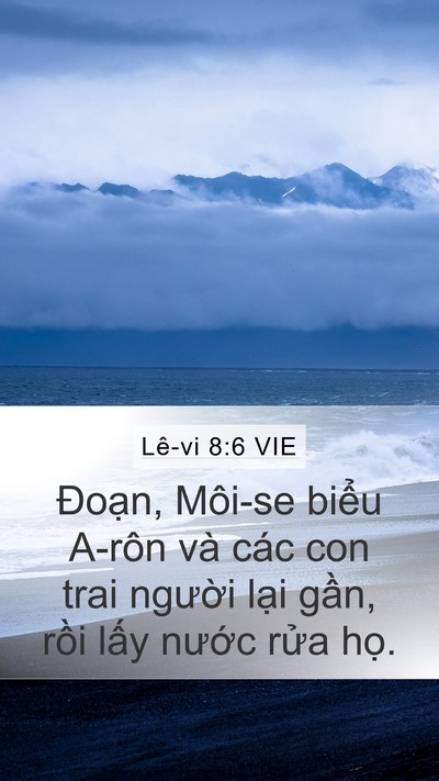 Lê-vi 8:6 VIE Bible Verse Image