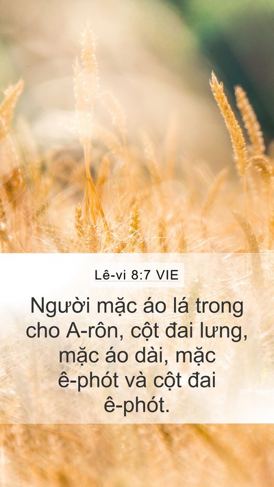 Lê-vi 8:7 VIE Bible Verse Image