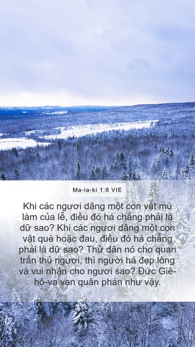 Ma-la-ki 1:8 VIE Bible Verse Image