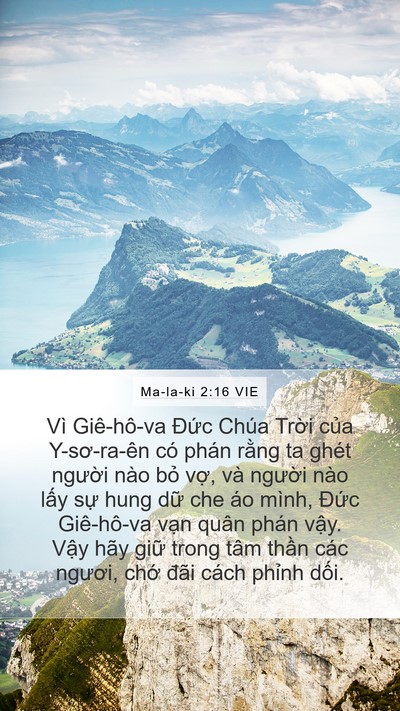 Ma-la-ki 2:16 VIE Bible Verse Image